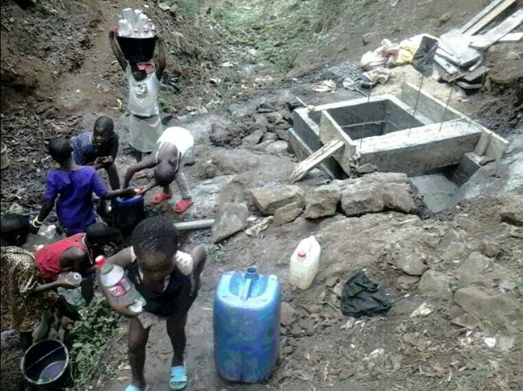 Catchment Under Construction