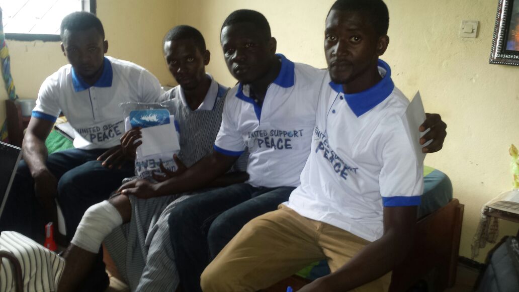 USP Volunteers Visit Patient in Hospital